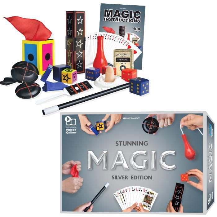 Actual product image Hanky Panky Stunning Magic - Silver Edition 100 tricks (29039)