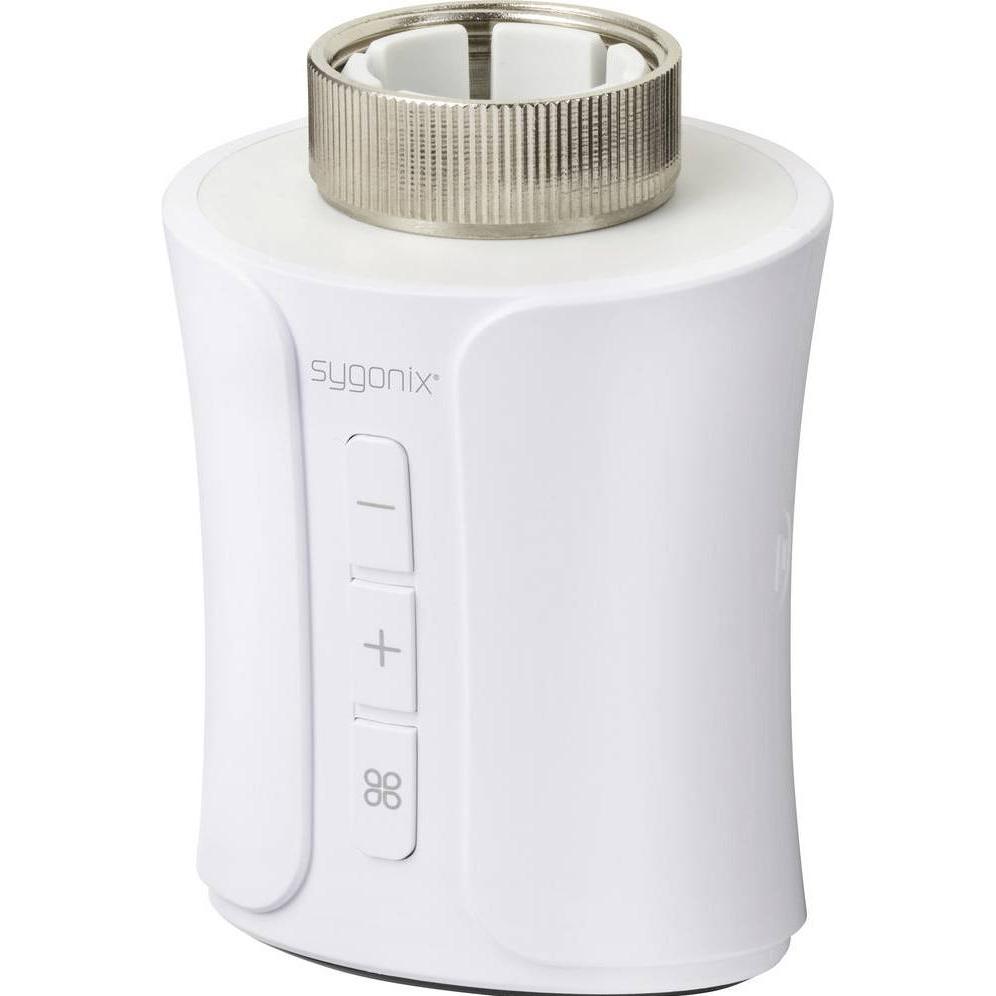 Sygonix SY-6752918 Funk-Heizkörperthermostat elektronisch 5 bis 35 °C, Termostato, Bianco