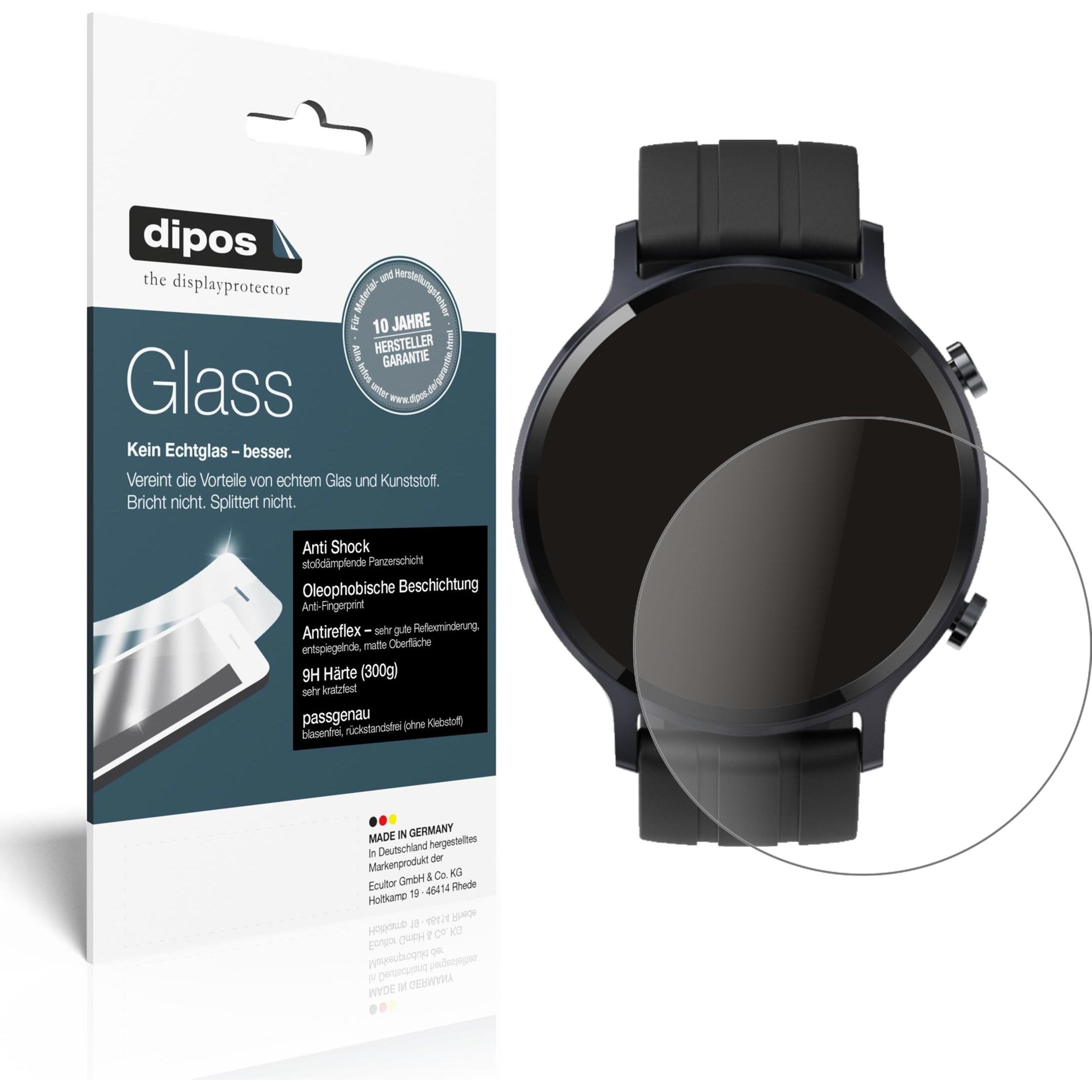Dipos Displayschutz Anti-Shock, Smartwatch Schutzfolie, Transparent