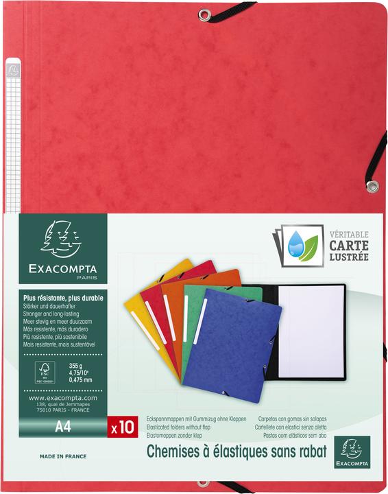 Produktbild Exacompta Sammelmappe mit Gummizug (A4, 1 x)