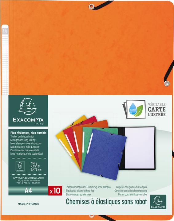 Produktbild Exacompta Sammelmappe mit Gummizug (A4, 1 x)
