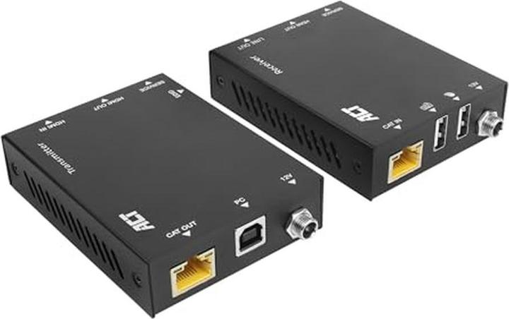 ACT 4K HDMI 2.0 KVM extender set over CAT6A up to 70 meters