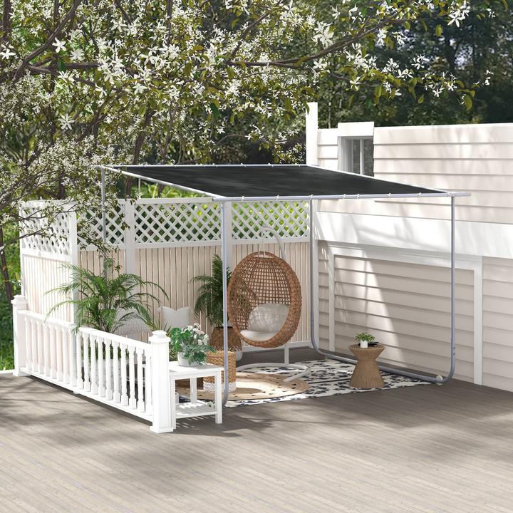 Immagine prodotto Outsunny Pergola con 4 sacchi di sabbia vuoti da riempire (302 cm, 302 cm)