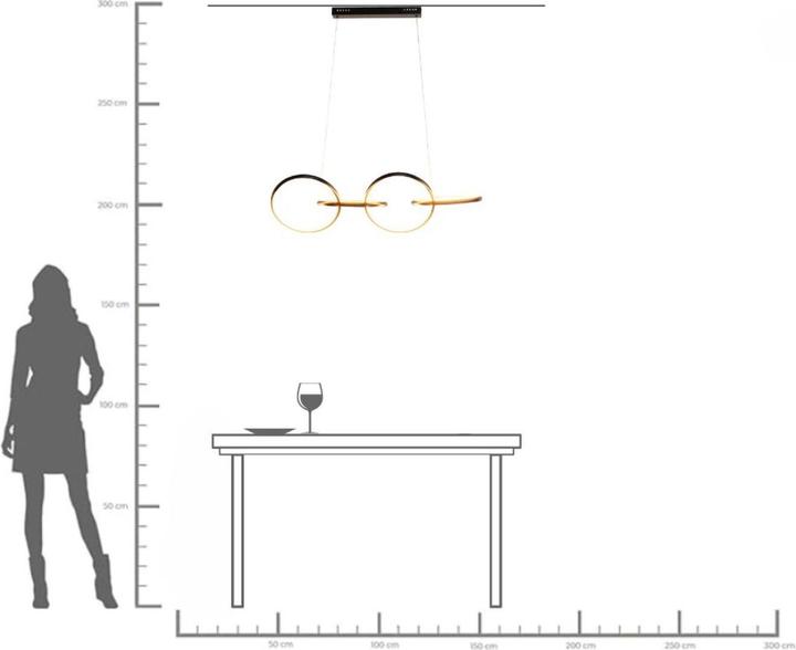 Produktbild Kare Design Hängeleuchte Galaxy LED Schwarz 155cm (1700 lm)