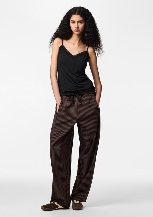 Actual product image Pieces Lace Strappy Top (M)