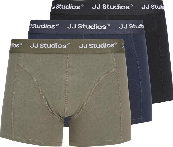 Actual product image Jack & Jones Jacsoho Solid Trunks 3 Pack Noos (L, pack of 3)