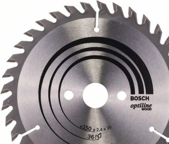 Actual product image Bosch Professional Zubehör PRO Wood circular saw blade, 150 x 2.4 x 20 mm