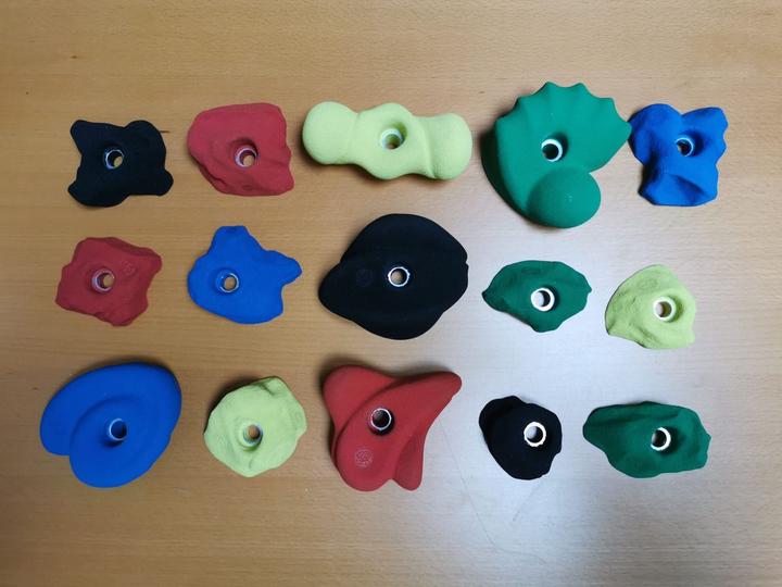 Produktbild KS Klettergriffe Klettergriffe Set Mittel 3 (Mint)