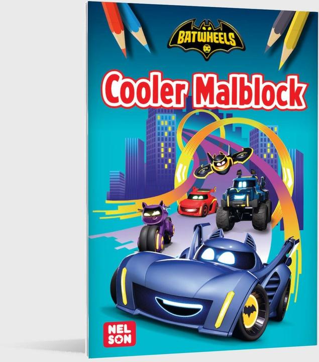 Immagine prodotto DC Batwheels: cuscinetto da colorare cool