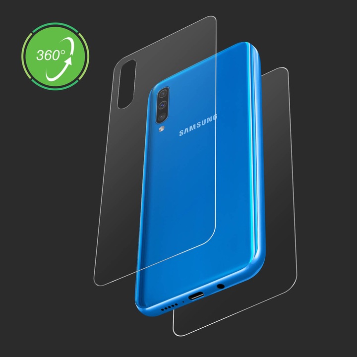 Produktbild Avizar 360° Rundumschutzfolie, Vorder- und Rückseite (1 Stück, Samsung Galaxy A30s, Samsung Galaxy A50)