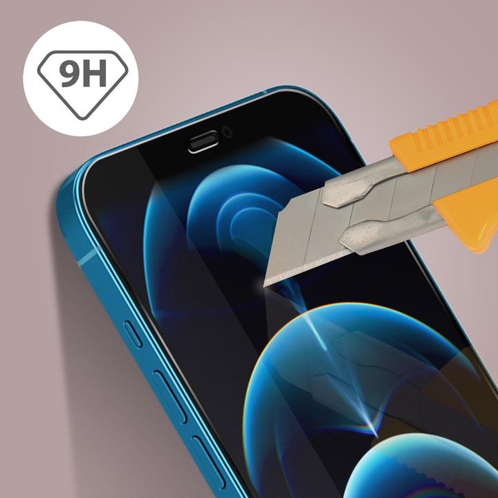 Produktbild X-One Panzerglas, 9H kratzfeste Schutzfolie (1 Stück, Apple iPhone 12 Pro Max)
