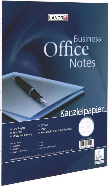 Actual product image Landré Office A4 foolscap (A4, Lined, No binding)