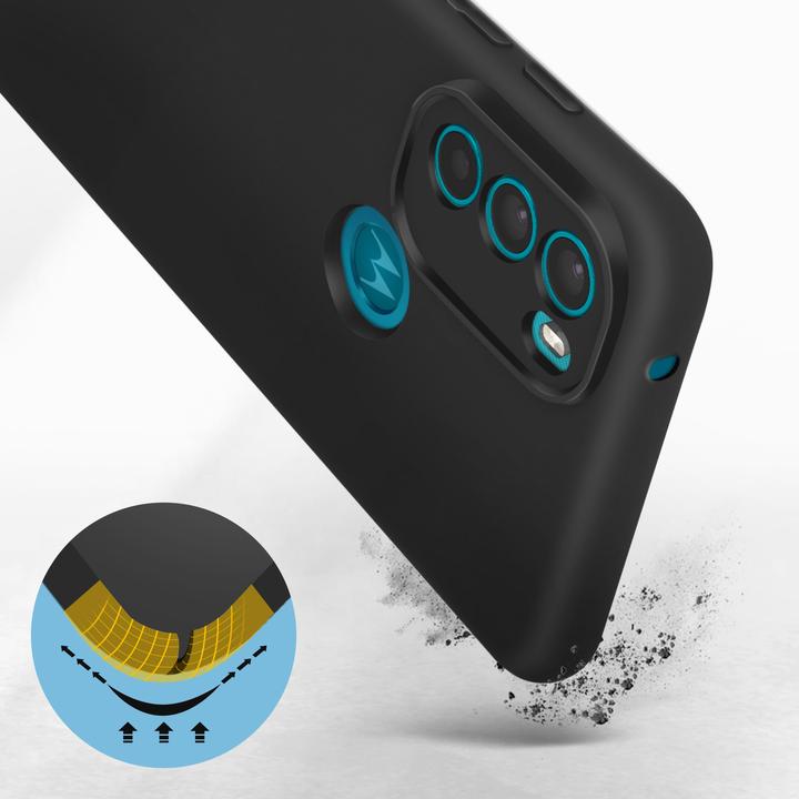 Actual product image Avizar Soft Touch Cell Phone Case Series (Motorola Moto G71 5G)