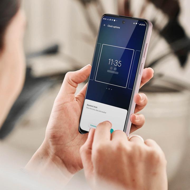 Produktbild Avizar 9H Härtegrad Glas-Displayschutzfolie (1 Stück, Motorola Moto G42)