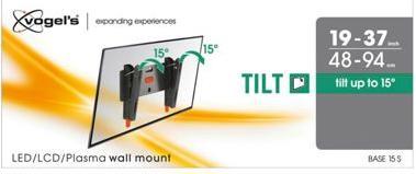 Actual product image Vogels Base 15S (Wall, 20 kg, 19" - 40")