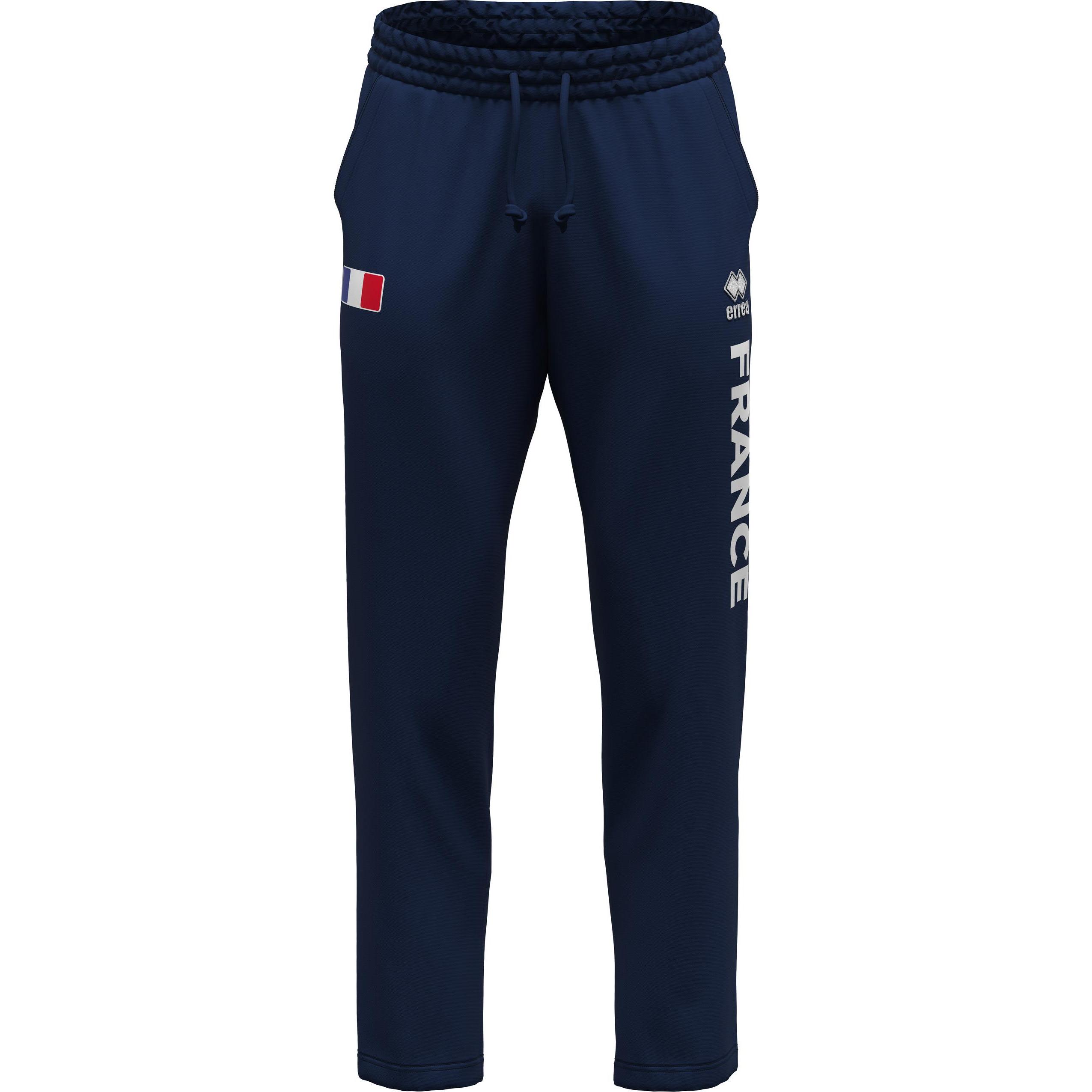 Errea, Herren, Sporthose, trainingshose france bryn 2024/25 (XL), Blau, XL
