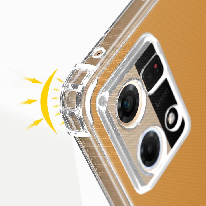 Actual product image Avizar Protective cover with reinforced corners Series (Oppo Reno 7)