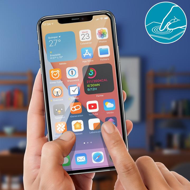 Actual product image Jaym Premium screen protector film, screen protector (1 Piece, Apple iPhone 12 Pro)