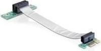Actual product image Delock Riser Card PCIe x1 flexible cable