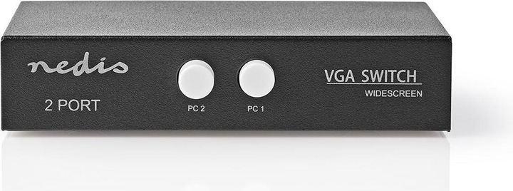 Image du produit Nedis Commutateur VGA 2 port(s) Résolution maximale : 2560x1600 500 MHz