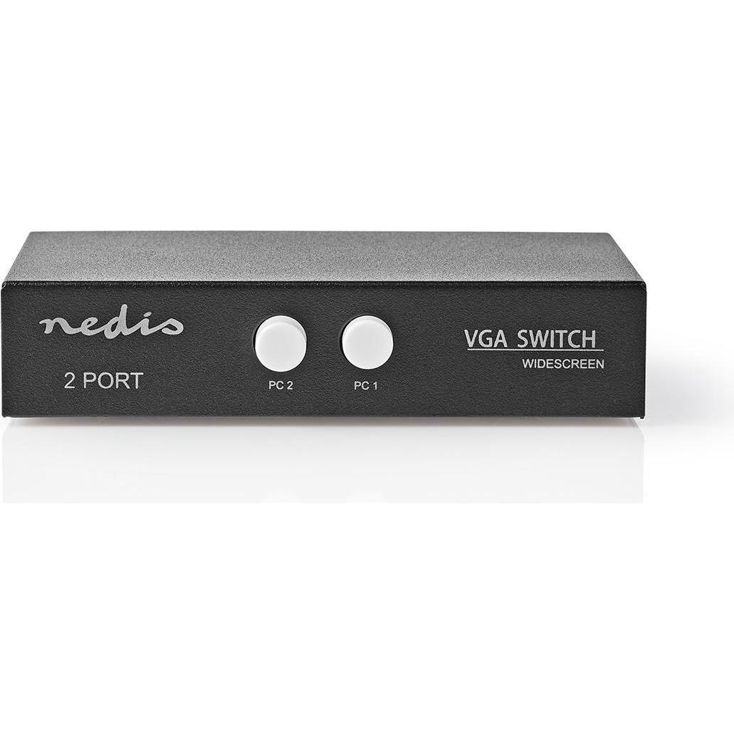 Thumbnail - Nedis VGA Switch 2 Port(s) Maximum Resolution: 2560x1600 500 MHz, Switch Box
