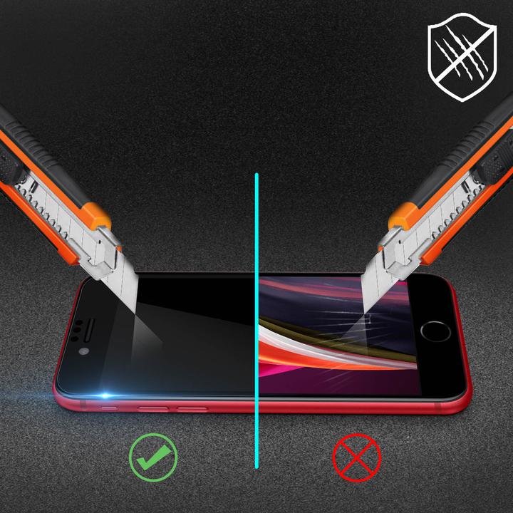 Produktbild Muvit Bildschirmschutz, Glas-Panzerfolie (1 Stück, Apple iPhone SE)