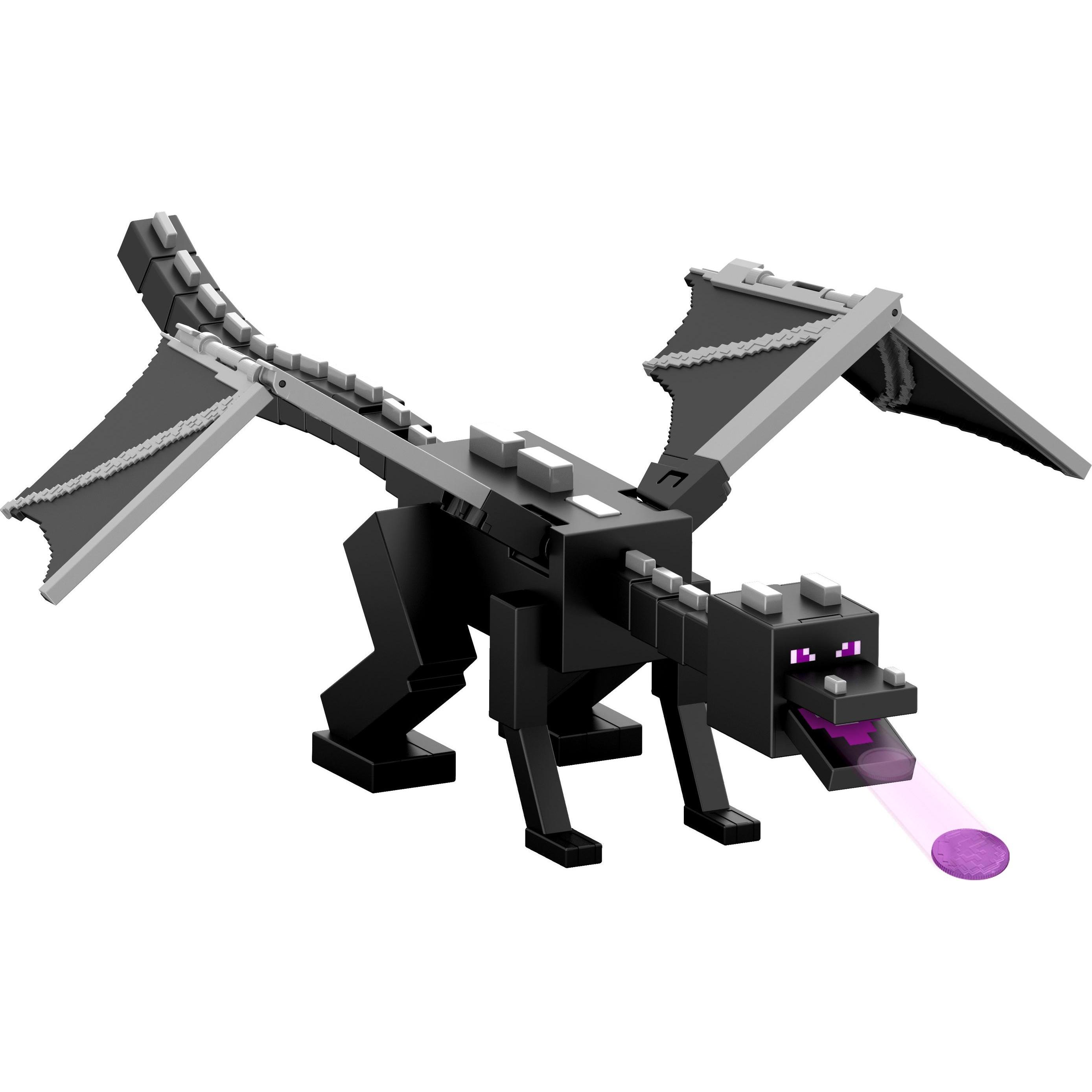 Mattel Minecraft Drachenatem-Angriff Enderdrache Funktionsfigur