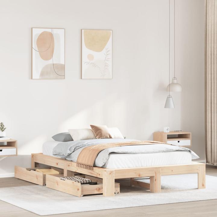 Image du produit vidaXL Bettrahmen (135 x 190 cm)