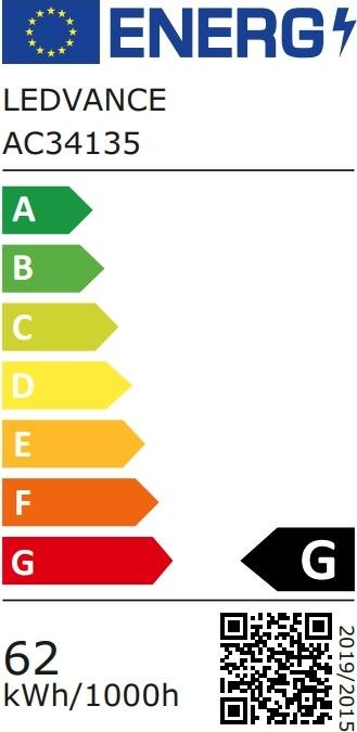 Etichetta energetica Osram Lampada fluorescente (G13, 58 W, 5200 lm, 1 x, G)