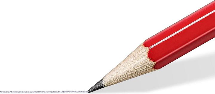 Actual product image Staedtler minerva 130 60 pencil blister card with 6 pencils, hardness HB (HB, 6 x)