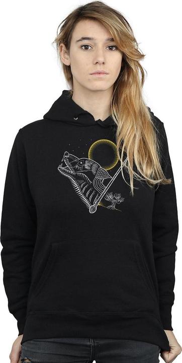 Immagine prodotto Werewolf Line Art Felpa con Cappuccio Donna (M)