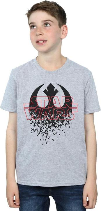 Produktbild Star Wars The Last Jedi Shattered Emblem TShirt Jungen (152, 158)