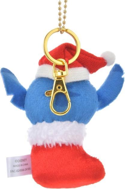 Actual product image Disney Stitch Christmas sock key ring