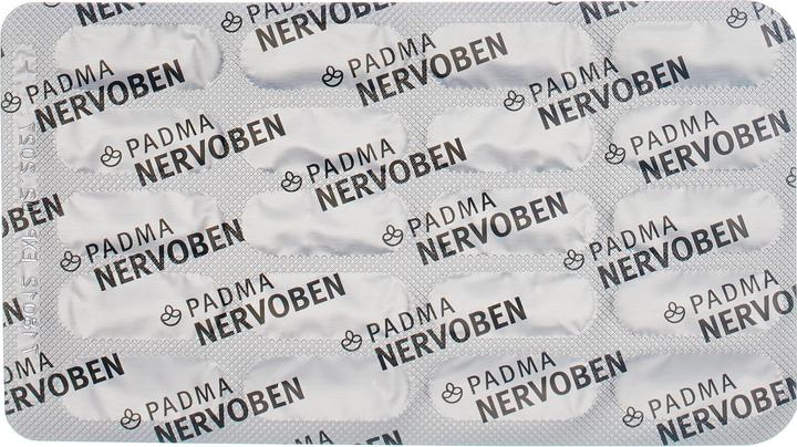 Valori nutrizionali e ingredienti Padma Nervoben (100 Pezzo/i, Pillole, 82 g)