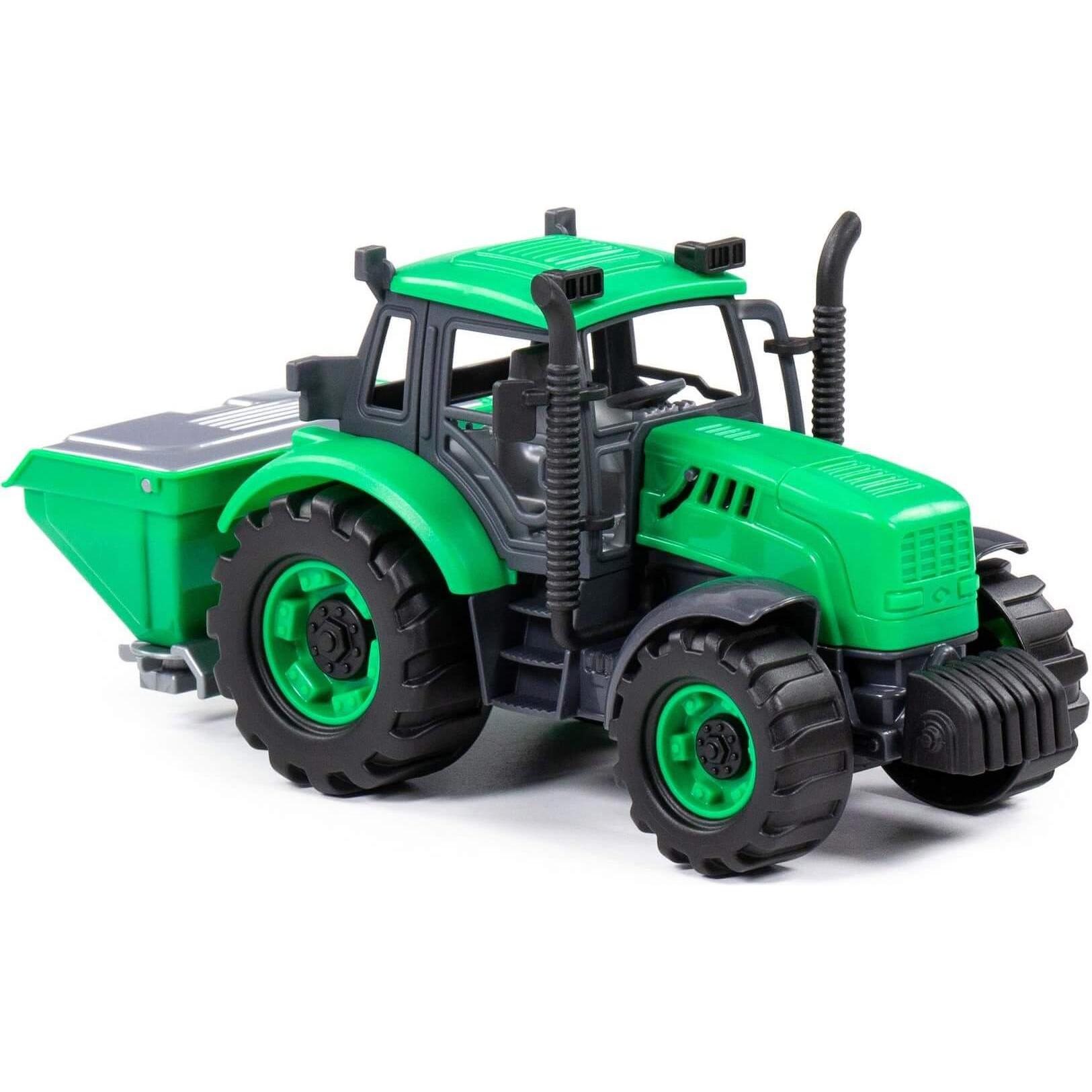 Polesie 91239 Tractor "Progres" agricultural inertial green box