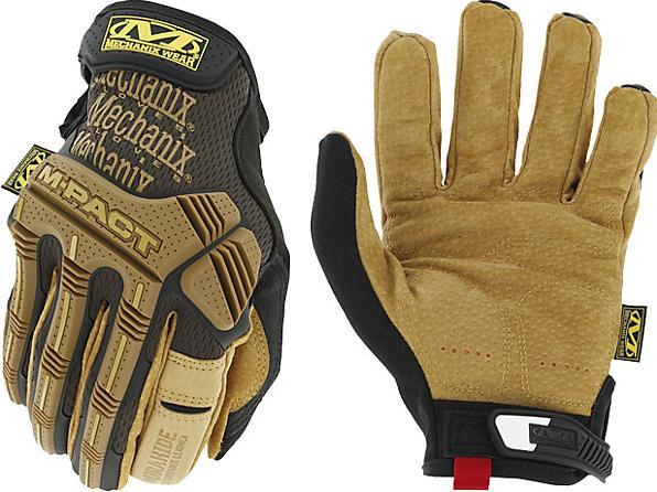 Actual product image Mechanix Wear Gloves Mechanix Durahide ™ M-Pact® 12 / XXL size. Velcro, TrekDry®, leather, palm, tooth, finger pro (XXL)
