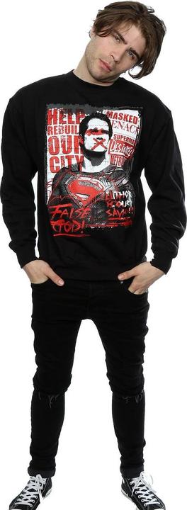 Image du produit - Sweat BATMAN SUPERMAN FALSE GOD - Homme (S)