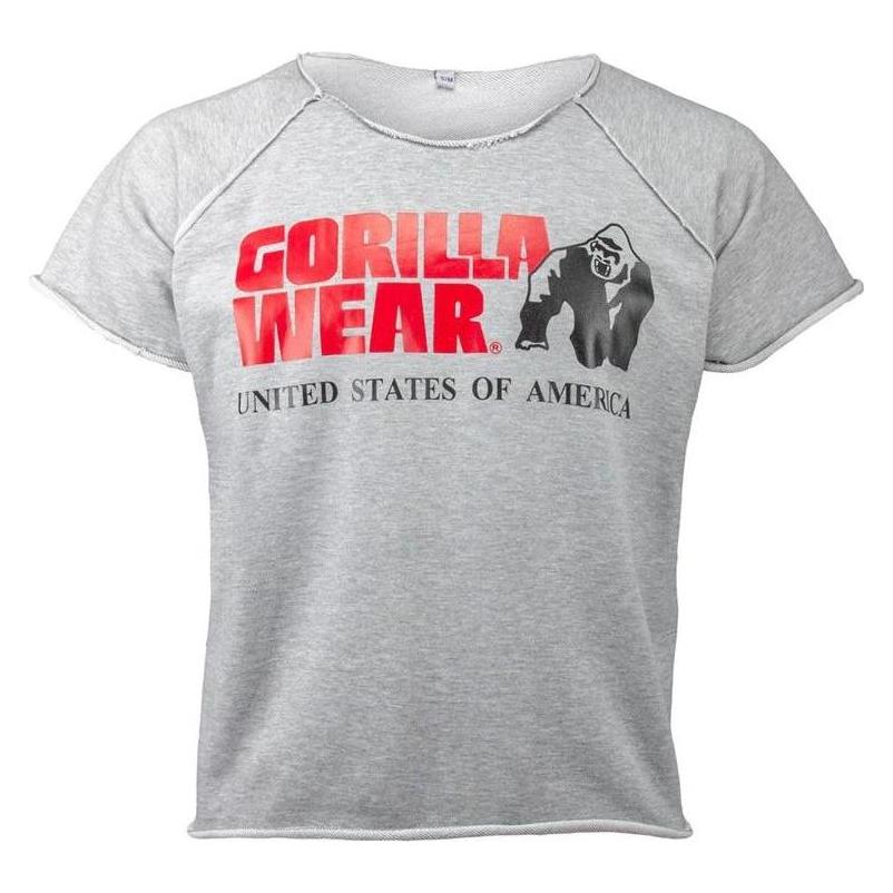 Gorilla Wear, Herren, Sportshirt, Classic Workout (Xxl, 3XL), Grau, Xxl, 3XL