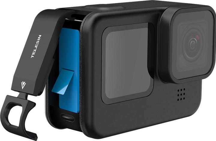 Produktbild Telesin battery cover special replacement for GoPro Hero 9 / Hero 10 GP-CLC-902 (metal)