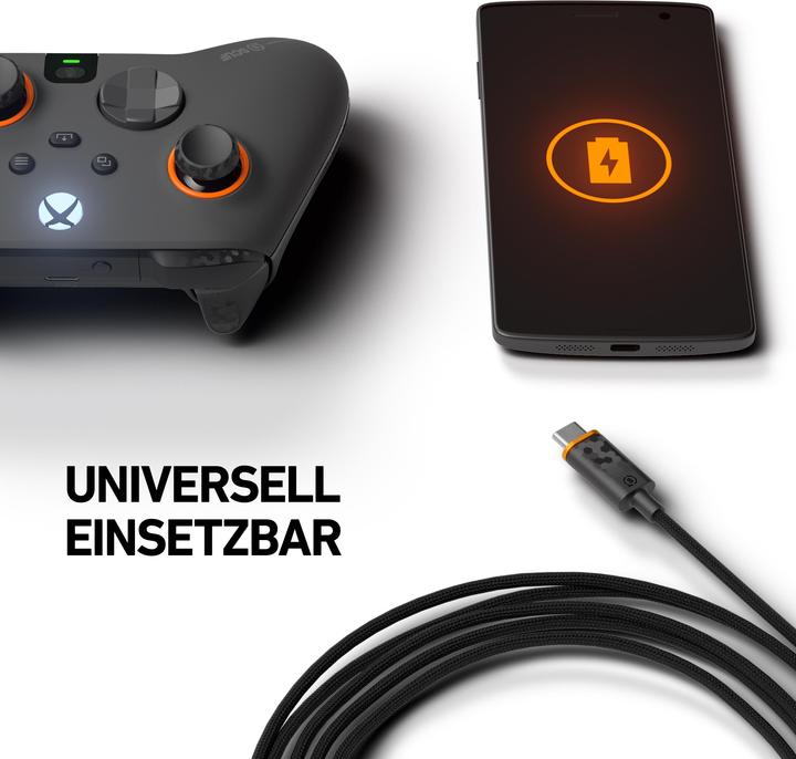 Actual product image Scuf USB-C cable 3.6m (Xbox Series X, Xbox Series S, Xbox One S, Xbox One X, PS5)