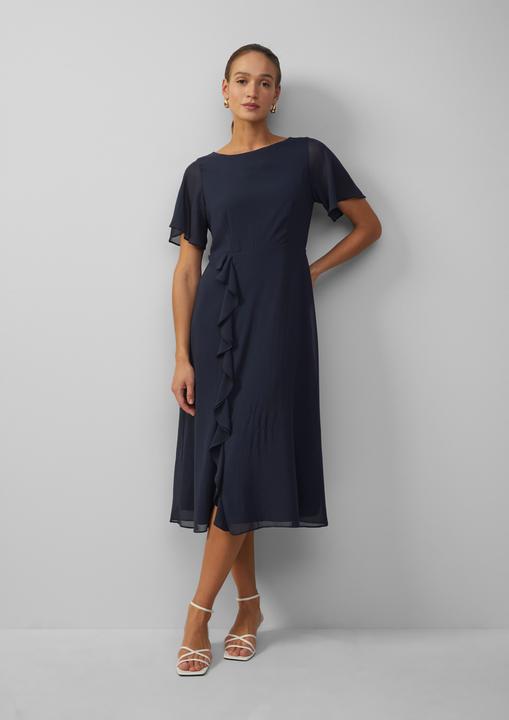 Actual product image S.Oliver Kleid Chiffonkleid mit Volants und U-Boot-Ausschnitt (32)