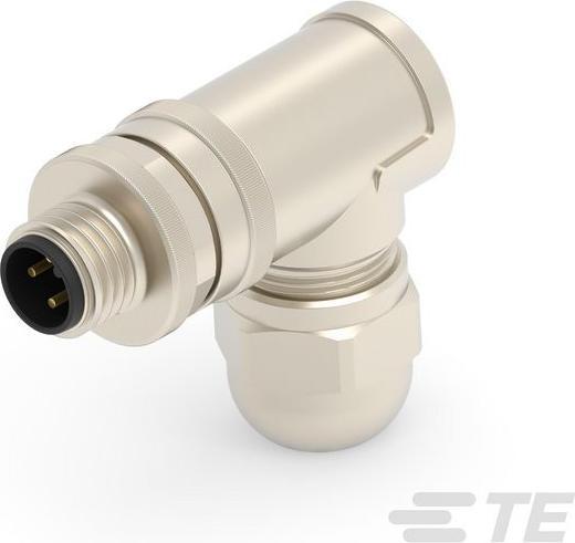 Produktbild TE Connectivity M12 MALE, 4P GOLD A_CODE RA SHIELDED PG9