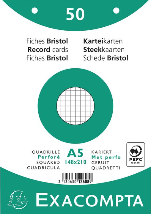 Exacompta Karteikarten