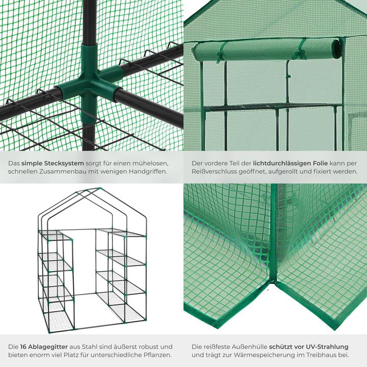 Produktbild tectake Gewächshaus