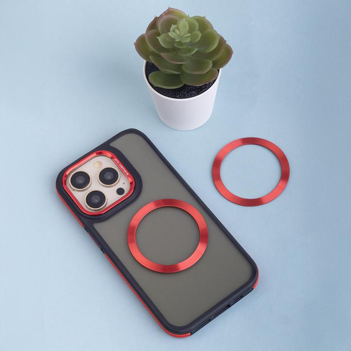 Actual product image OEM Metal Ring (2 in set) red