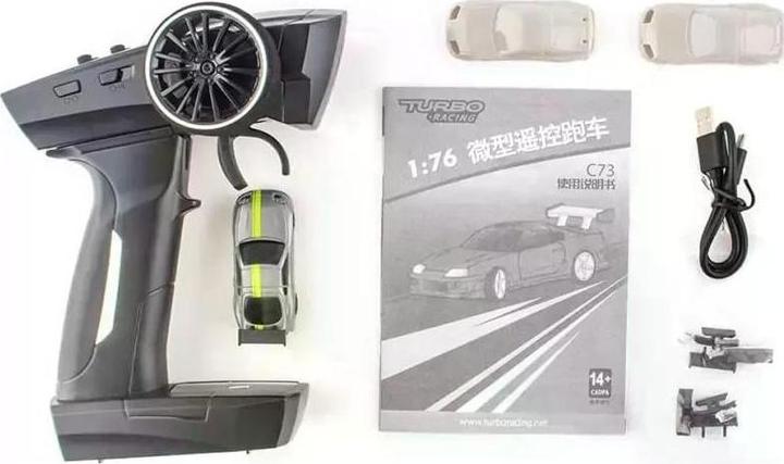 Produktbild Turbo Racing Micro Sport C73, Grün, RTR, 1:76 (RTR Ready-to-Run)