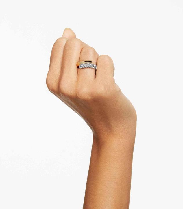 Produktbild Swarovski Dextera Cocktail Ring Weiss Gold (55)