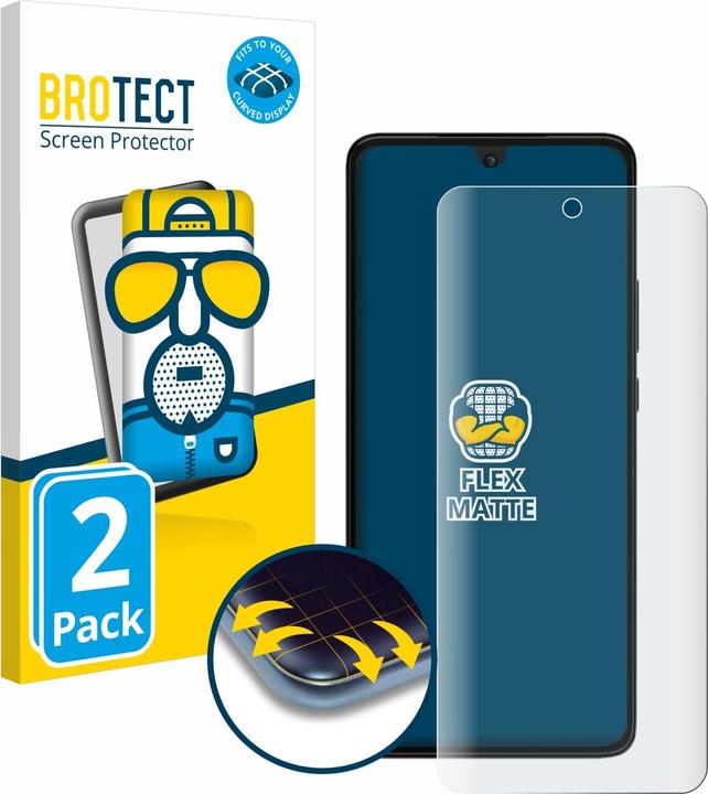 Produktbild BROTECT Full-Cover Displayschutz Matt (2 Stück, Motorola Moto G84)
