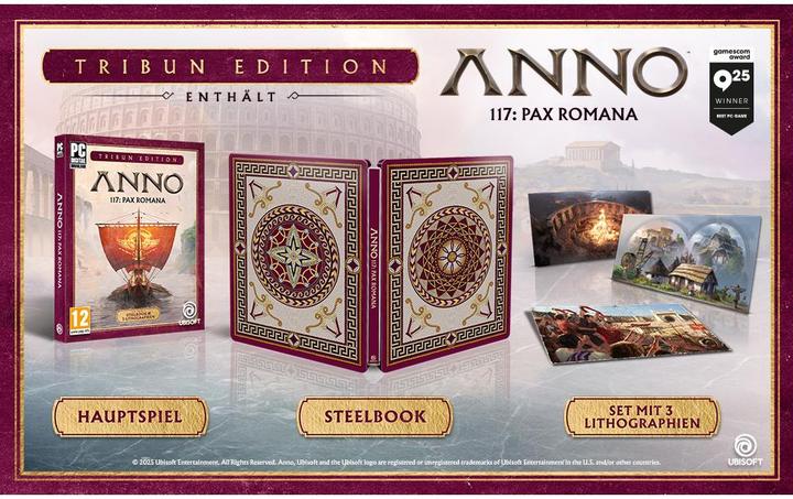 Produktbild Ubisoft Anno 117: Pax Romana - Tribun Edition (Windows, DE, IT, FR)