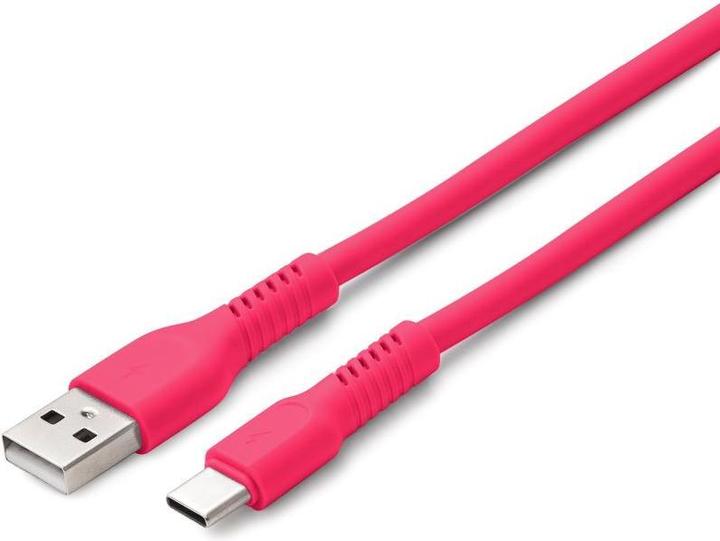 Actual product image Forever COLORUM cable USB-A - USB-C 1,8m 3A CK60-AC-02 xMagenta (1.80 m, USB 3.0, 60 W)